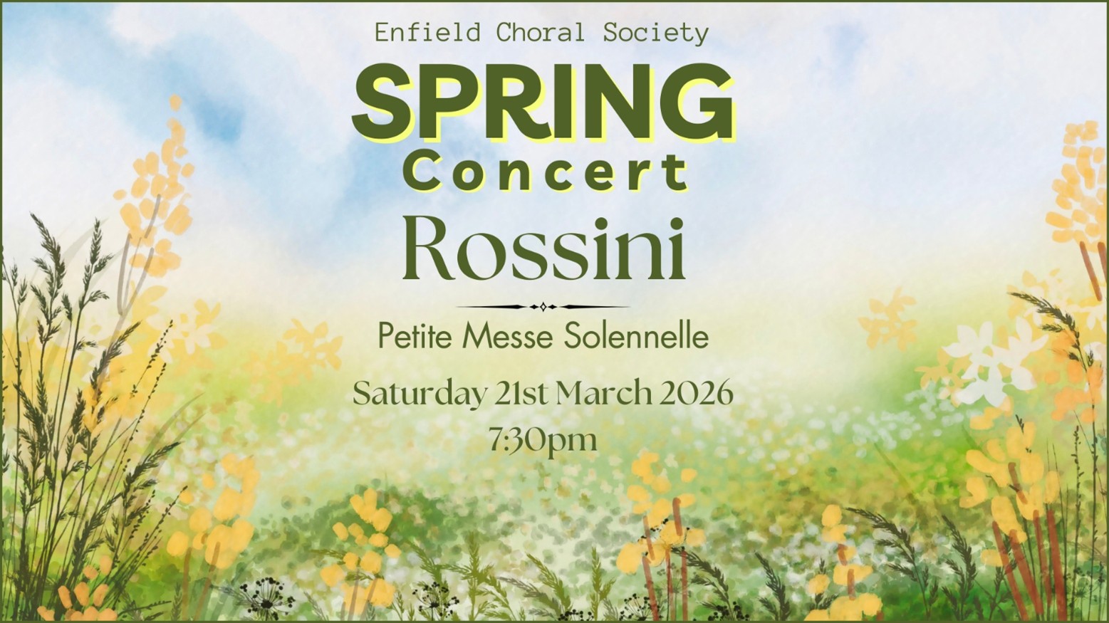 ECS Spring Concert 2026: Rossini  Petite Messe Solennelle