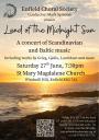 ECS Summer Concert: Land of the Midnight Sun. A concert of Scandinavian and Baltic music